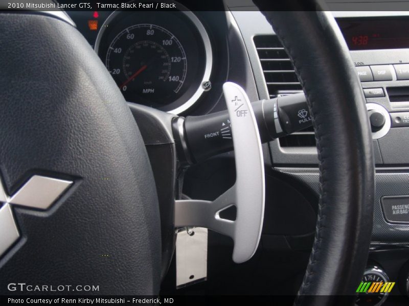 Tarmac Black Pearl / Black 2010 Mitsubishi Lancer GTS