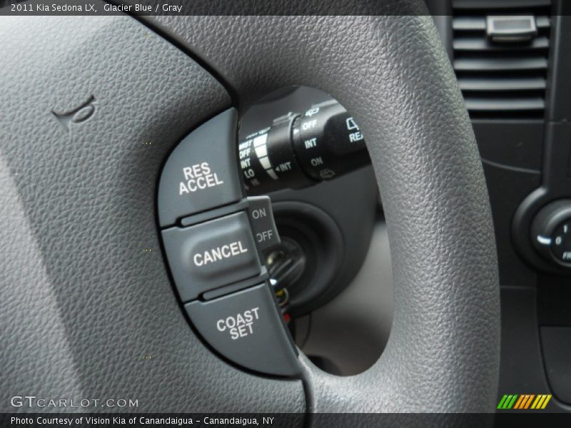Glacier Blue / Gray 2011 Kia Sedona LX