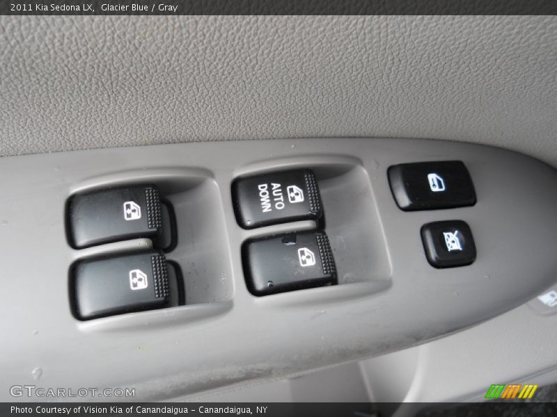 Glacier Blue / Gray 2011 Kia Sedona LX