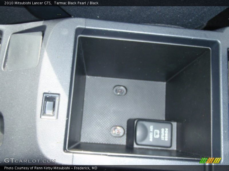 Tarmac Black Pearl / Black 2010 Mitsubishi Lancer GTS