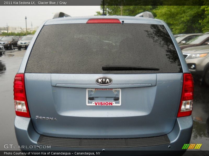 Glacier Blue / Gray 2011 Kia Sedona LX