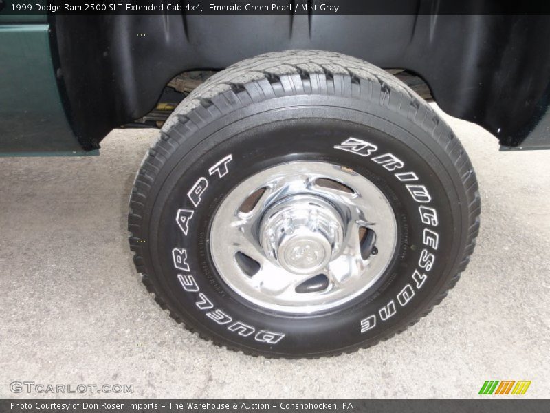 Emerald Green Pearl / Mist Gray 1999 Dodge Ram 2500 SLT Extended Cab 4x4