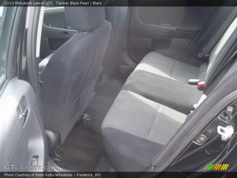 Tarmac Black Pearl / Black 2010 Mitsubishi Lancer GTS