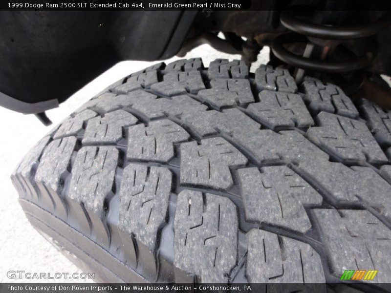 Emerald Green Pearl / Mist Gray 1999 Dodge Ram 2500 SLT Extended Cab 4x4