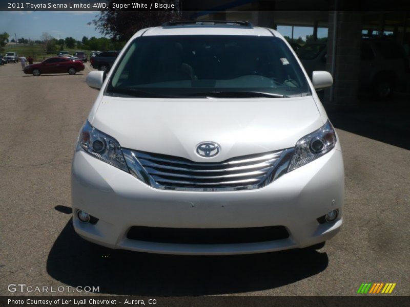 Super White / Bisque 2011 Toyota Sienna Limited AWD