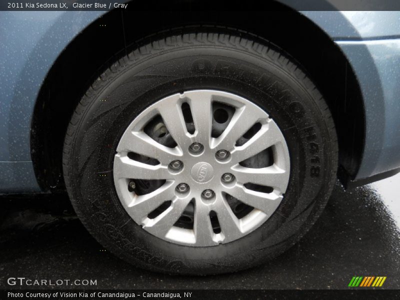 Glacier Blue / Gray 2011 Kia Sedona LX