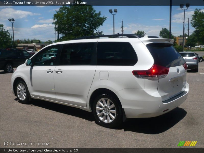 Super White / Bisque 2011 Toyota Sienna Limited AWD