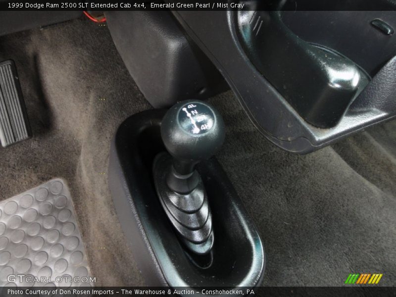 Emerald Green Pearl / Mist Gray 1999 Dodge Ram 2500 SLT Extended Cab 4x4