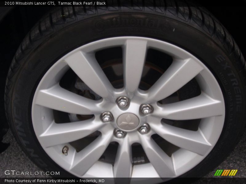 Tarmac Black Pearl / Black 2010 Mitsubishi Lancer GTS