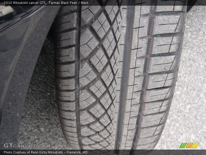 Tarmac Black Pearl / Black 2010 Mitsubishi Lancer GTS