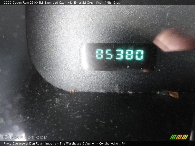 Emerald Green Pearl / Mist Gray 1999 Dodge Ram 2500 SLT Extended Cab 4x4