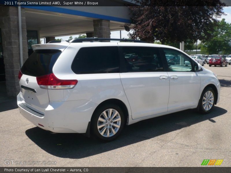 Super White / Bisque 2011 Toyota Sienna Limited AWD