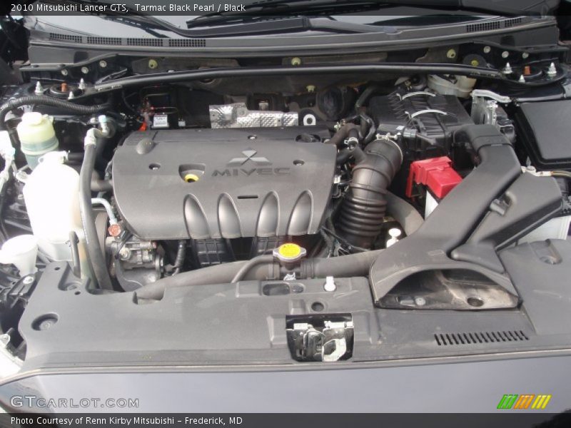 Tarmac Black Pearl / Black 2010 Mitsubishi Lancer GTS