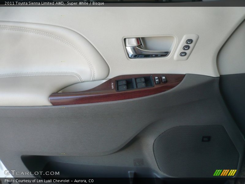 Super White / Bisque 2011 Toyota Sienna Limited AWD