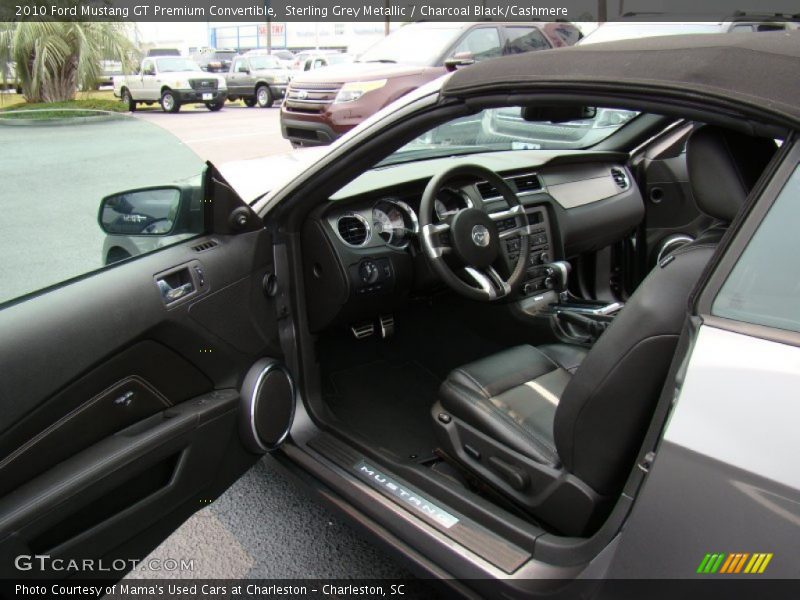  2010 Mustang GT Premium Convertible Charcoal Black/Cashmere Interior