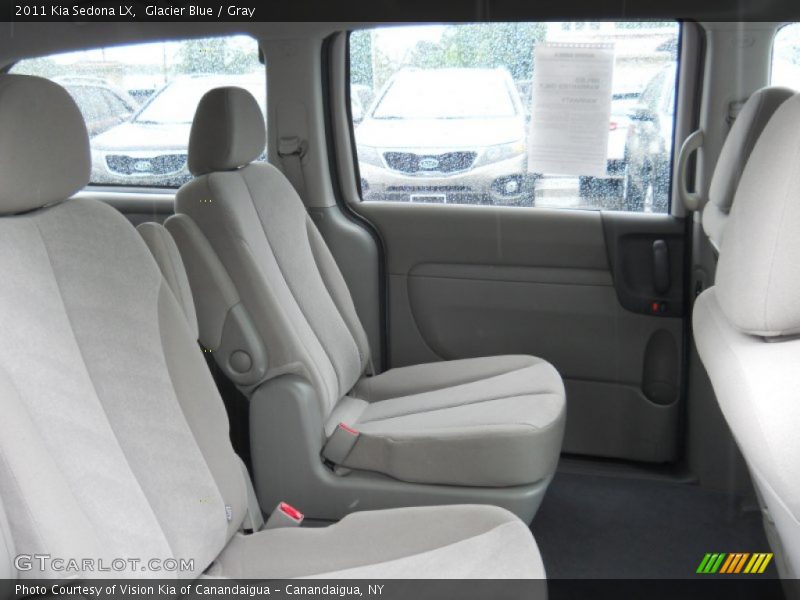 Glacier Blue / Gray 2011 Kia Sedona LX