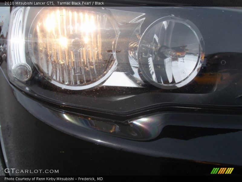 Tarmac Black Pearl / Black 2010 Mitsubishi Lancer GTS