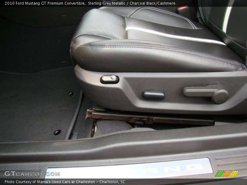 Sterling Grey Metallic / Charcoal Black/Cashmere 2010 Ford Mustang GT Premium Convertible