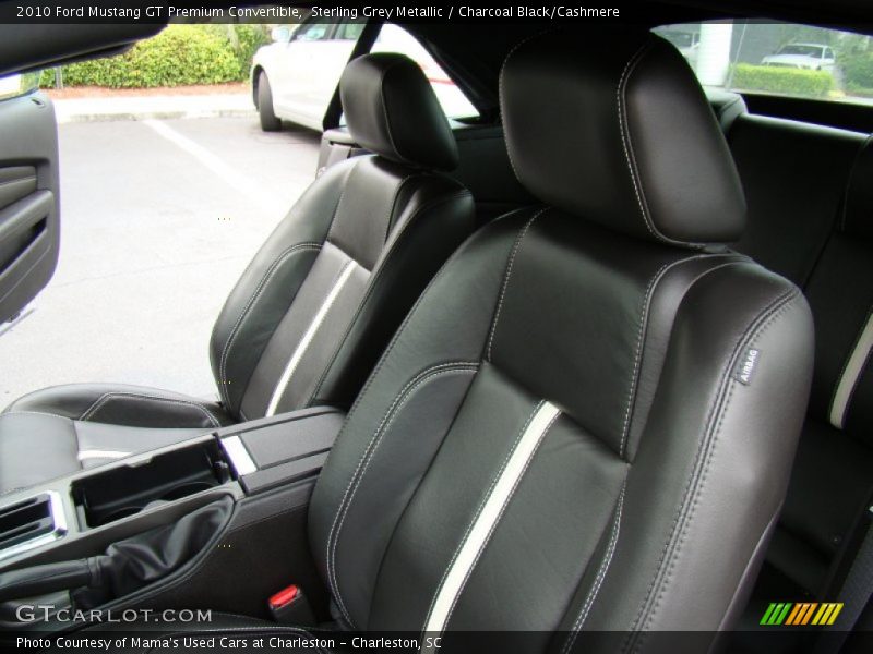  2010 Mustang GT Premium Convertible Charcoal Black/Cashmere Interior
