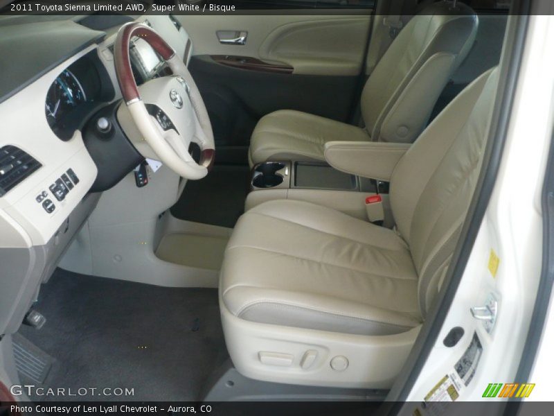 Super White / Bisque 2011 Toyota Sienna Limited AWD