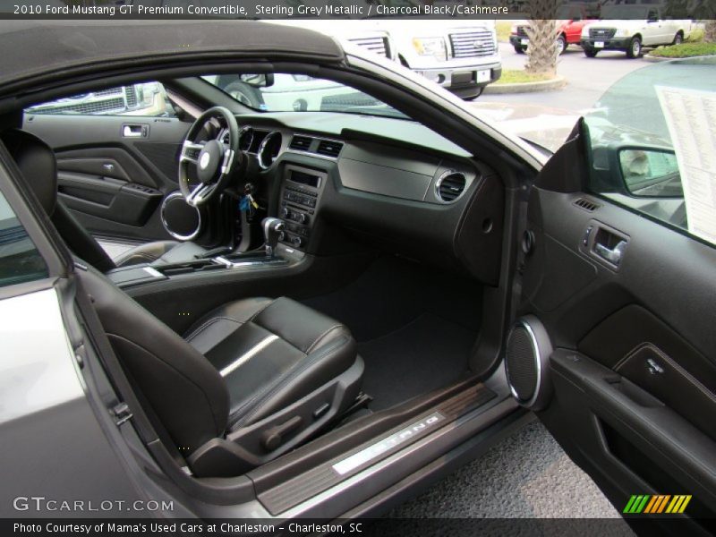  2010 Mustang GT Premium Convertible Charcoal Black/Cashmere Interior