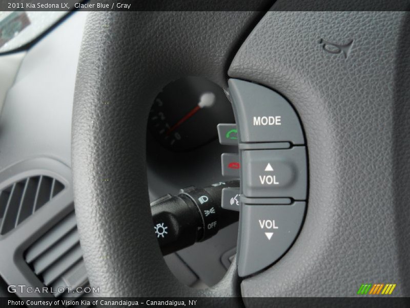 Glacier Blue / Gray 2011 Kia Sedona LX