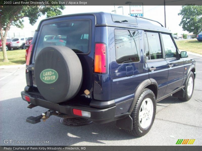 Oslo Blue / Alpaca Beige 2003 Land Rover Discovery SE