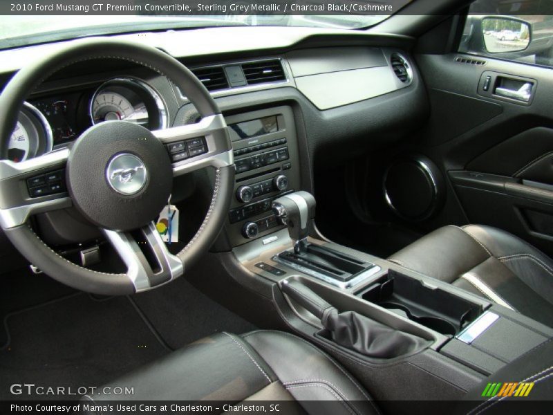 Charcoal Black/Cashmere Interior - 2010 Mustang GT Premium Convertible 