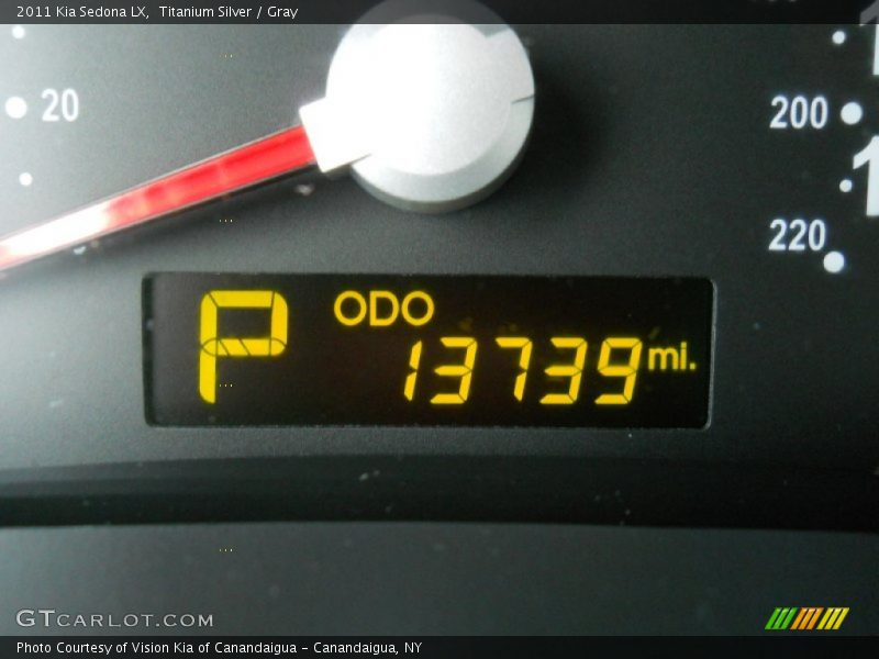 Titanium Silver / Gray 2011 Kia Sedona LX
