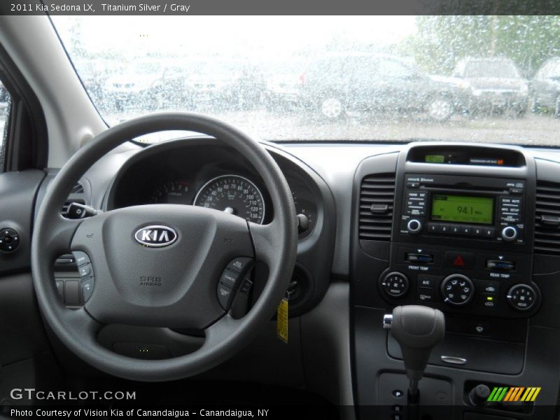 Titanium Silver / Gray 2011 Kia Sedona LX