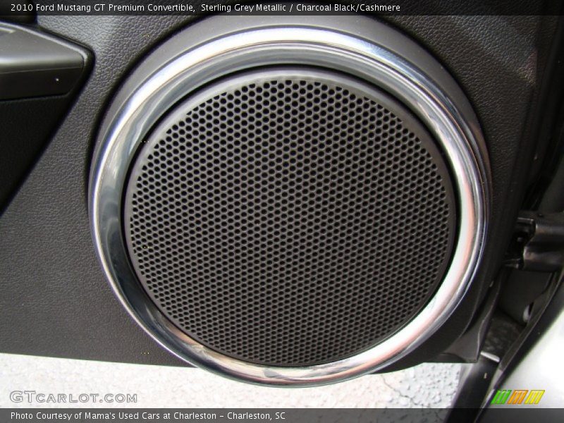 Sterling Grey Metallic / Charcoal Black/Cashmere 2010 Ford Mustang GT Premium Convertible