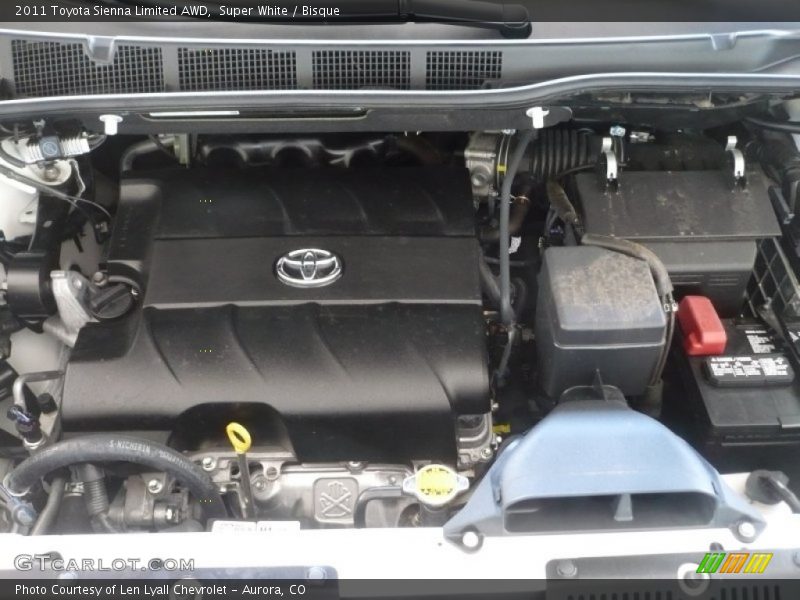 Super White / Bisque 2011 Toyota Sienna Limited AWD