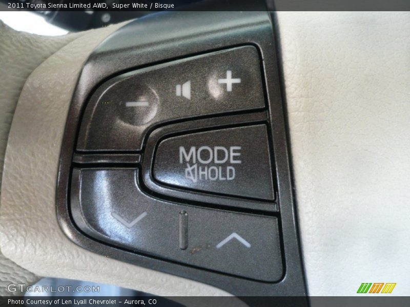 Super White / Bisque 2011 Toyota Sienna Limited AWD