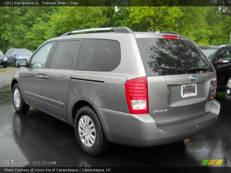 Titanium Silver / Gray 2011 Kia Sedona LX