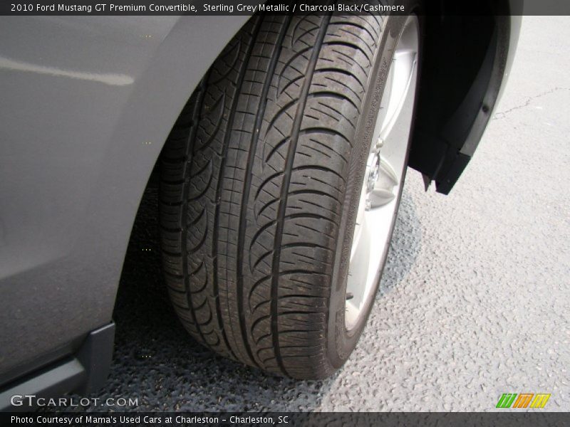 Sterling Grey Metallic / Charcoal Black/Cashmere 2010 Ford Mustang GT Premium Convertible