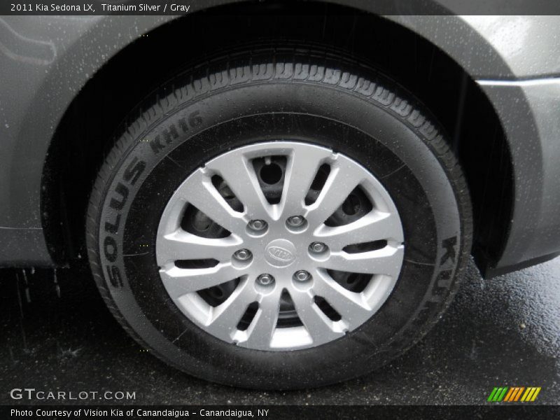 Titanium Silver / Gray 2011 Kia Sedona LX