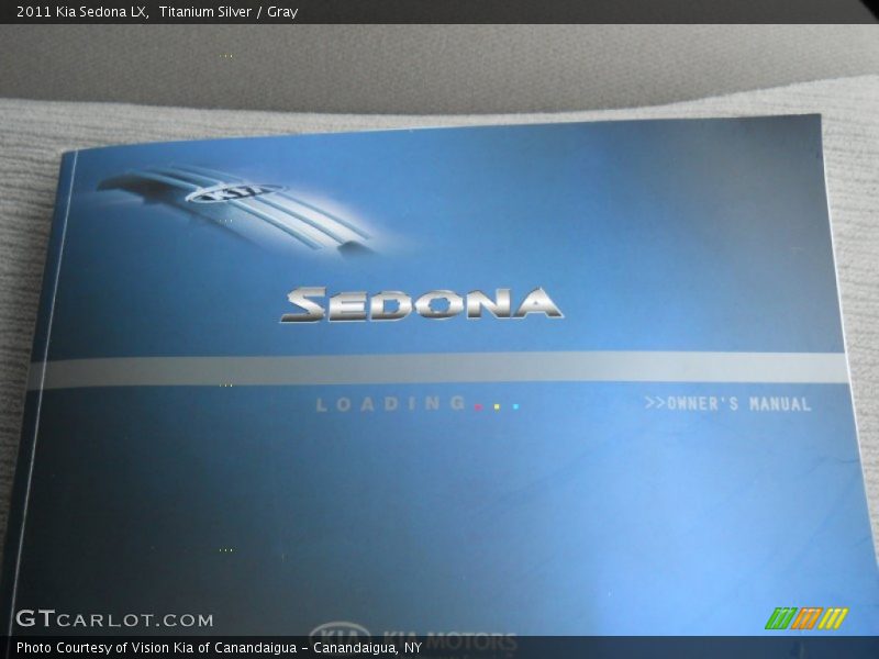 Titanium Silver / Gray 2011 Kia Sedona LX