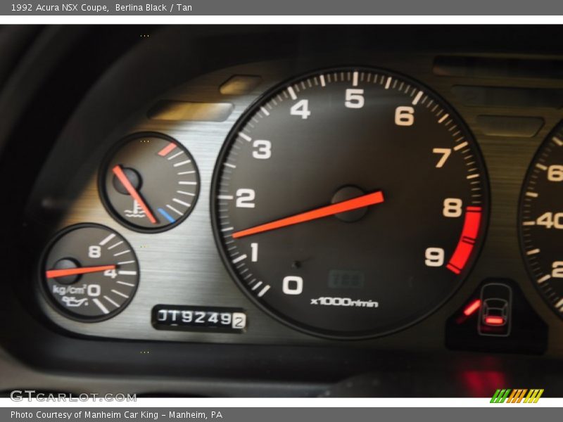  1992 NSX Coupe Coupe Gauges