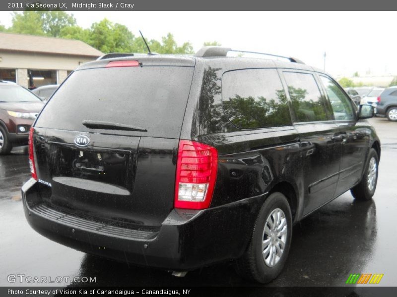 Midnight Black / Gray 2011 Kia Sedona LX