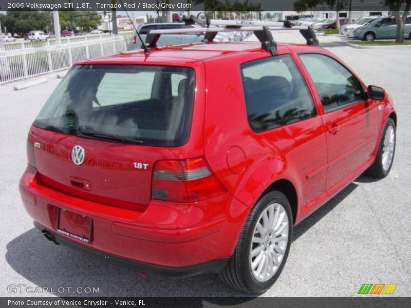 Tornado Red / Black/Grey Cloth 2006 Volkswagen GTI 1.8T