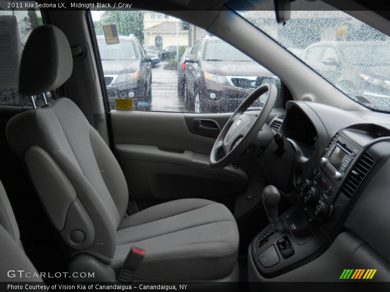 Midnight Black / Gray 2011 Kia Sedona LX