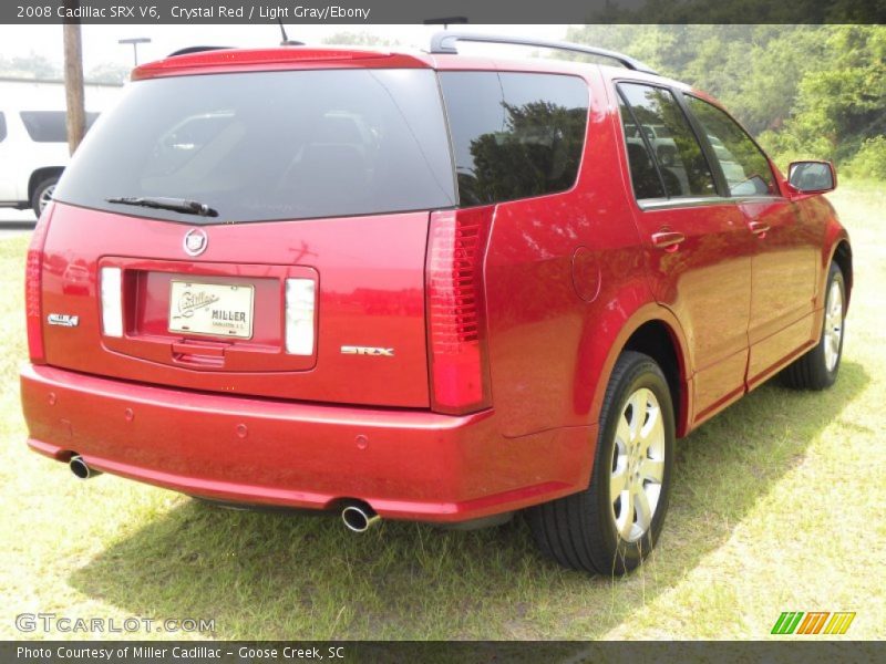 Crystal Red / Light Gray/Ebony 2008 Cadillac SRX V6