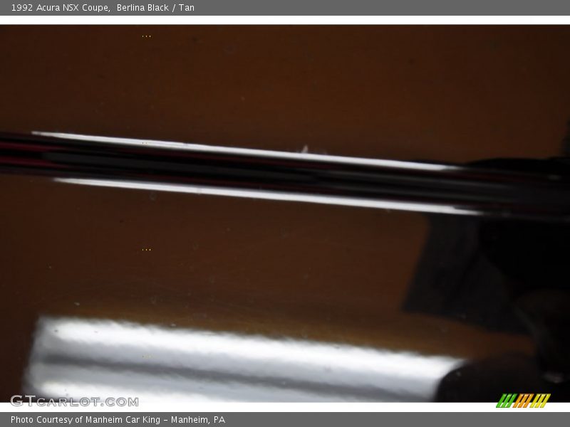 Berlina Black / Tan 1992 Acura NSX Coupe