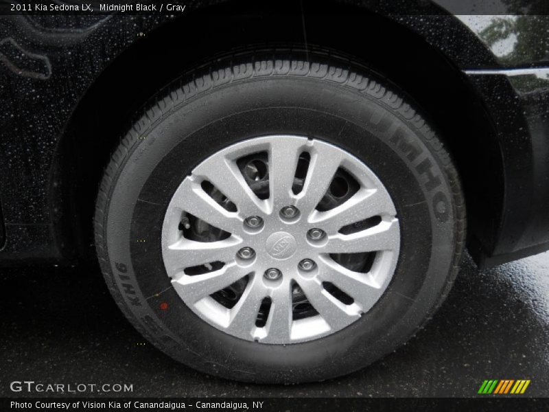 Midnight Black / Gray 2011 Kia Sedona LX