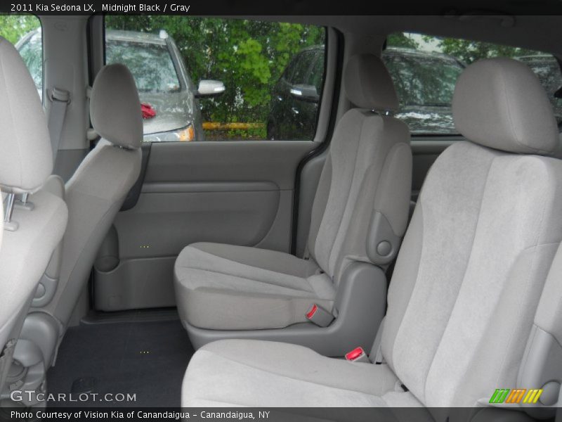 Midnight Black / Gray 2011 Kia Sedona LX