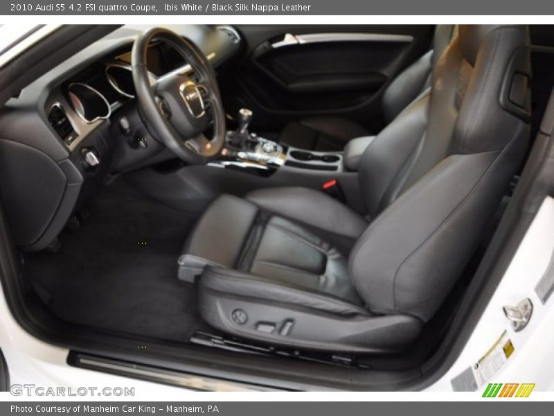  2010 S5 4.2 FSI quattro Coupe Black Silk Nappa Leather Interior