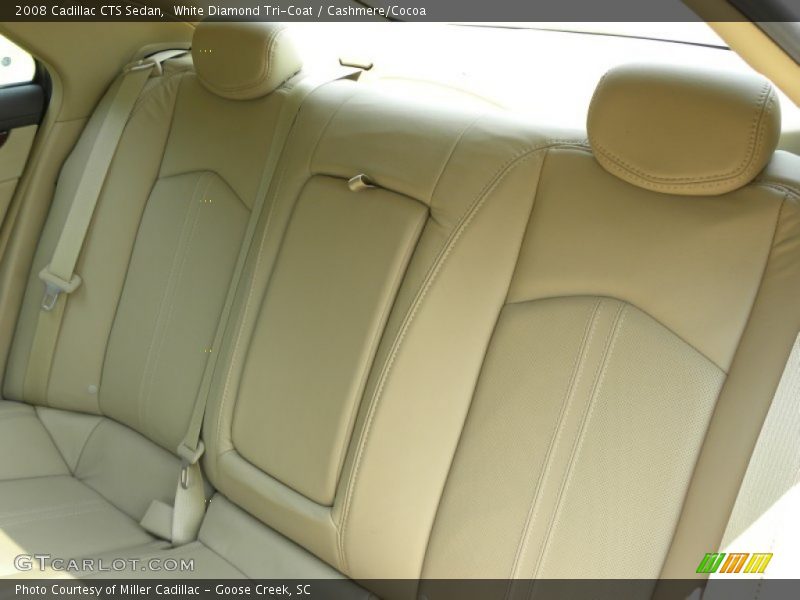 White Diamond Tri-Coat / Cashmere/Cocoa 2008 Cadillac CTS Sedan