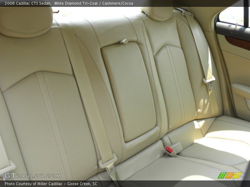 White Diamond Tri-Coat / Cashmere/Cocoa 2008 Cadillac CTS Sedan