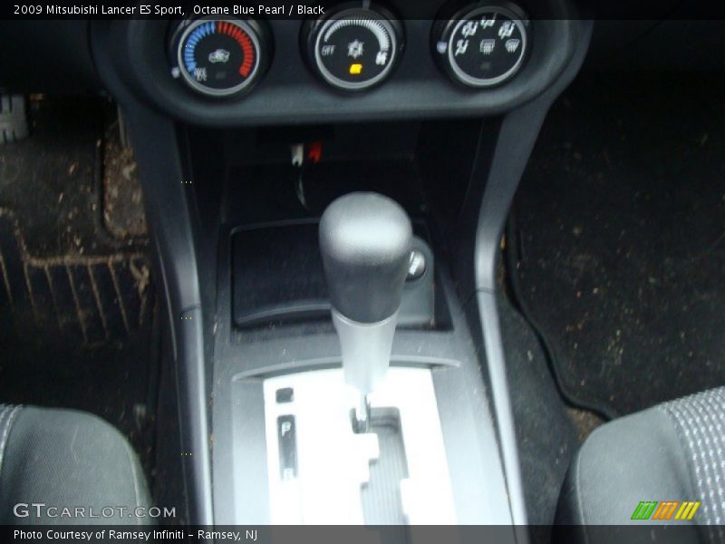 Octane Blue Pearl / Black 2009 Mitsubishi Lancer ES Sport