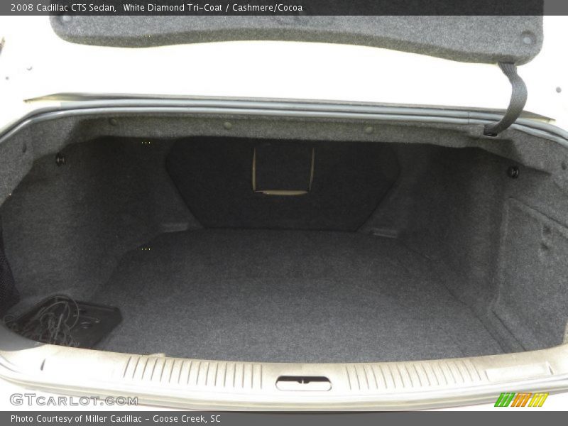 White Diamond Tri-Coat / Cashmere/Cocoa 2008 Cadillac CTS Sedan